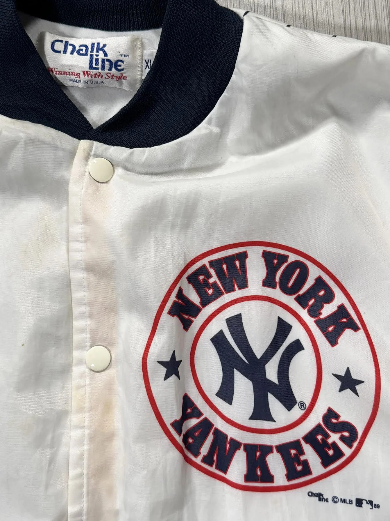 Vintage Chalk Line New York Yankees Jacket (Size XL) — RootsBK Vintage Chalk Line New York Yankees Jacket (Size XL) — RootsBK